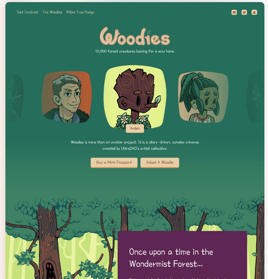Landing page design generated with UseFrame